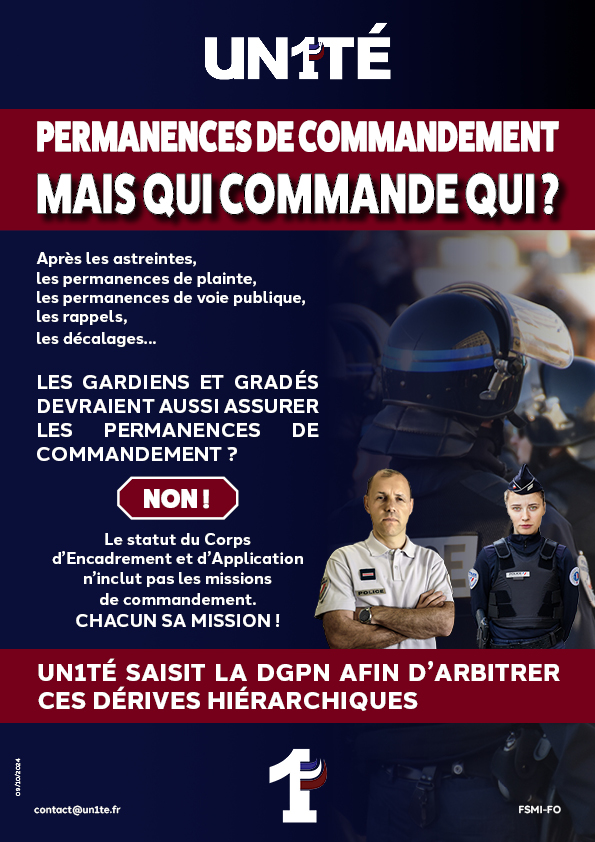 MAIS QUI COMMANDE QUI ?
