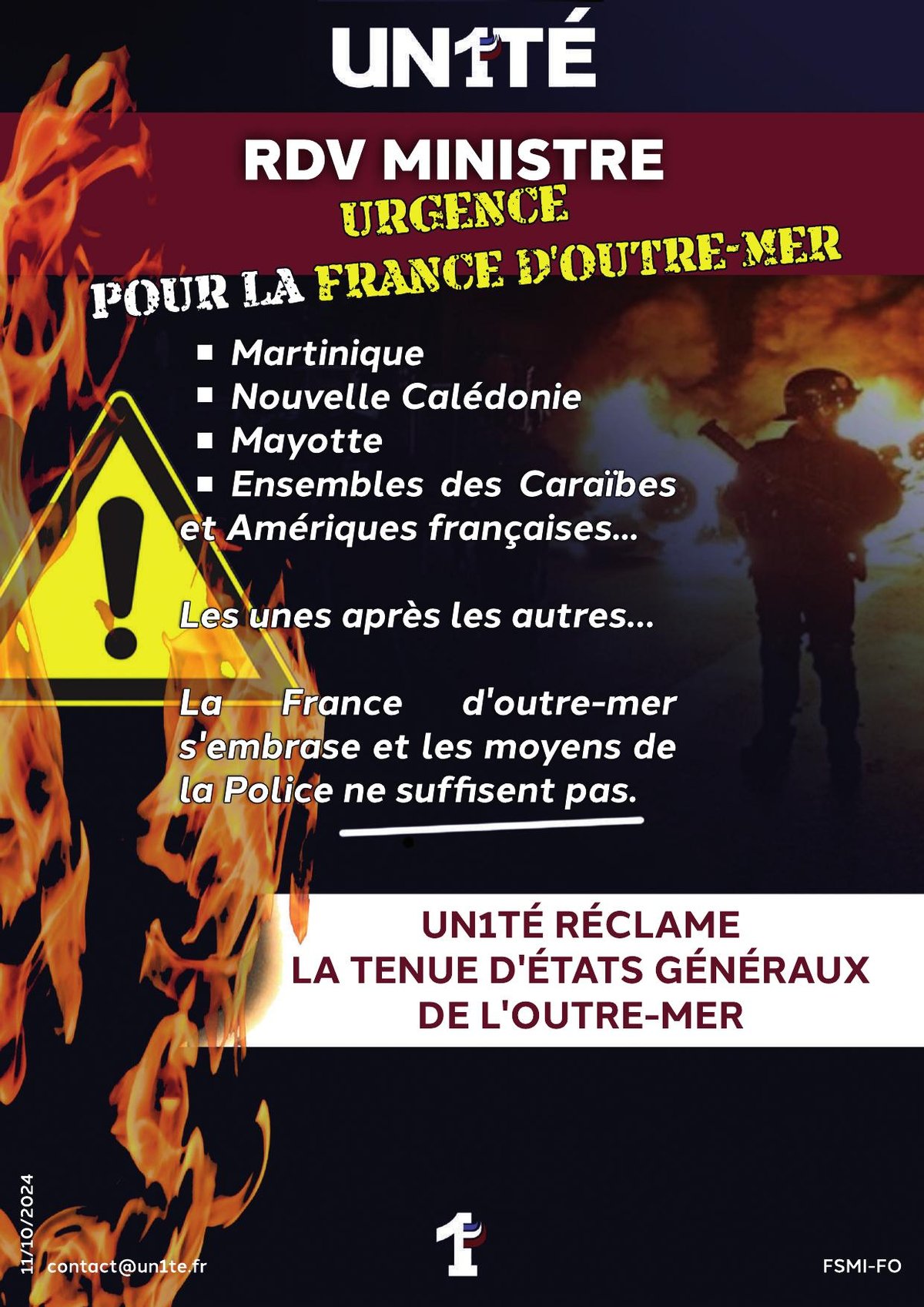RDV MINISTRE - URGENCE POUR LA FRANCE D'OUTRE-MER