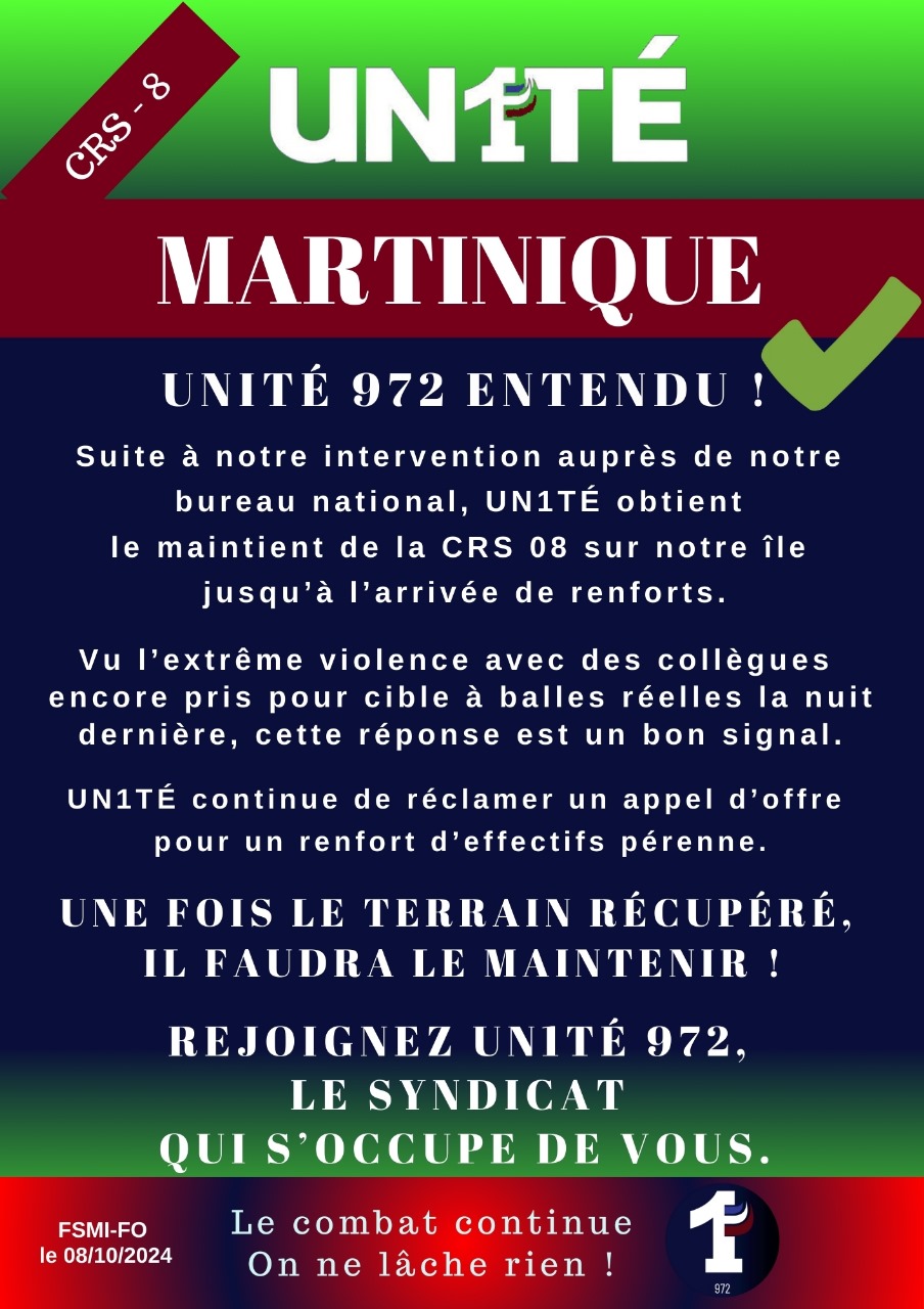 UN1TÉ 972 entendu