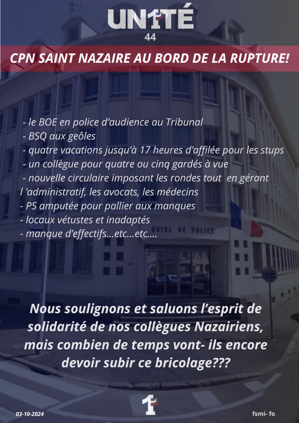 CPN Saint Nazaire au bord de la rupture