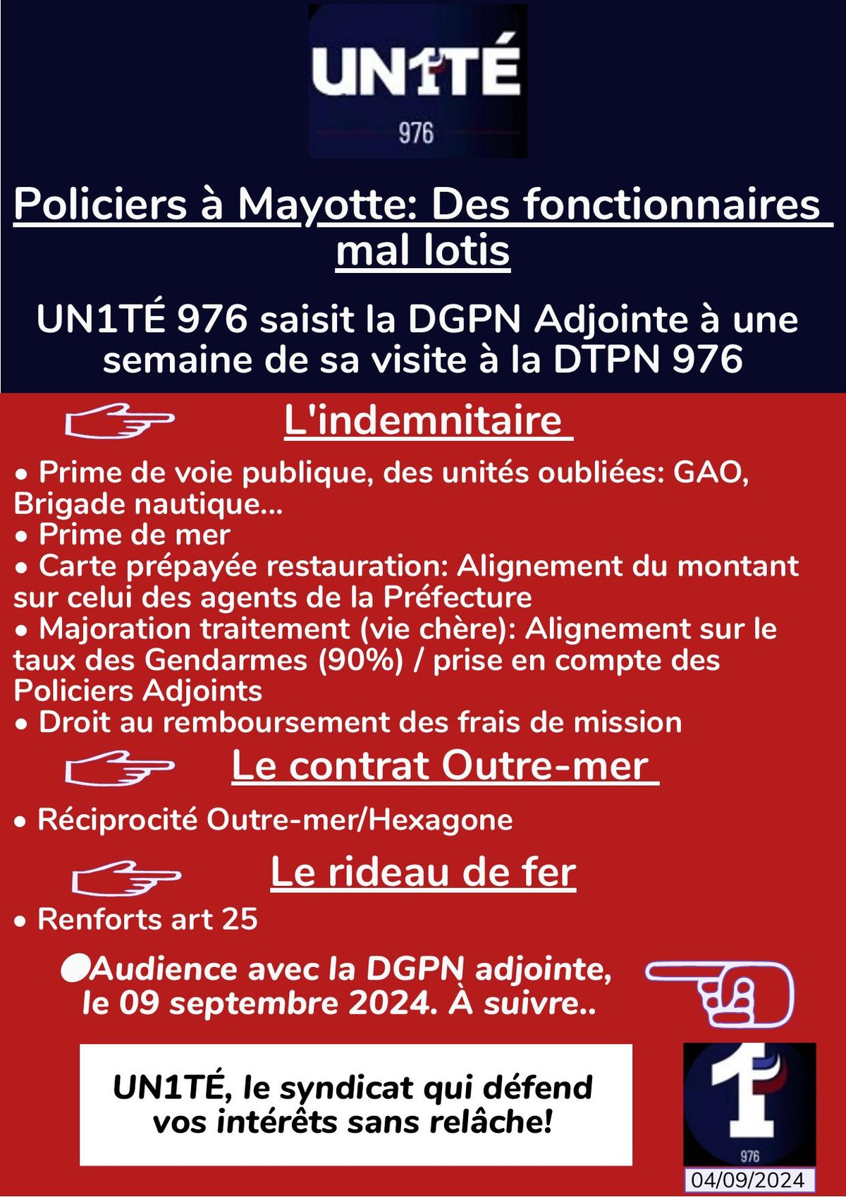 Policiers à Mayotte : Des fonctionnaires mal lotis