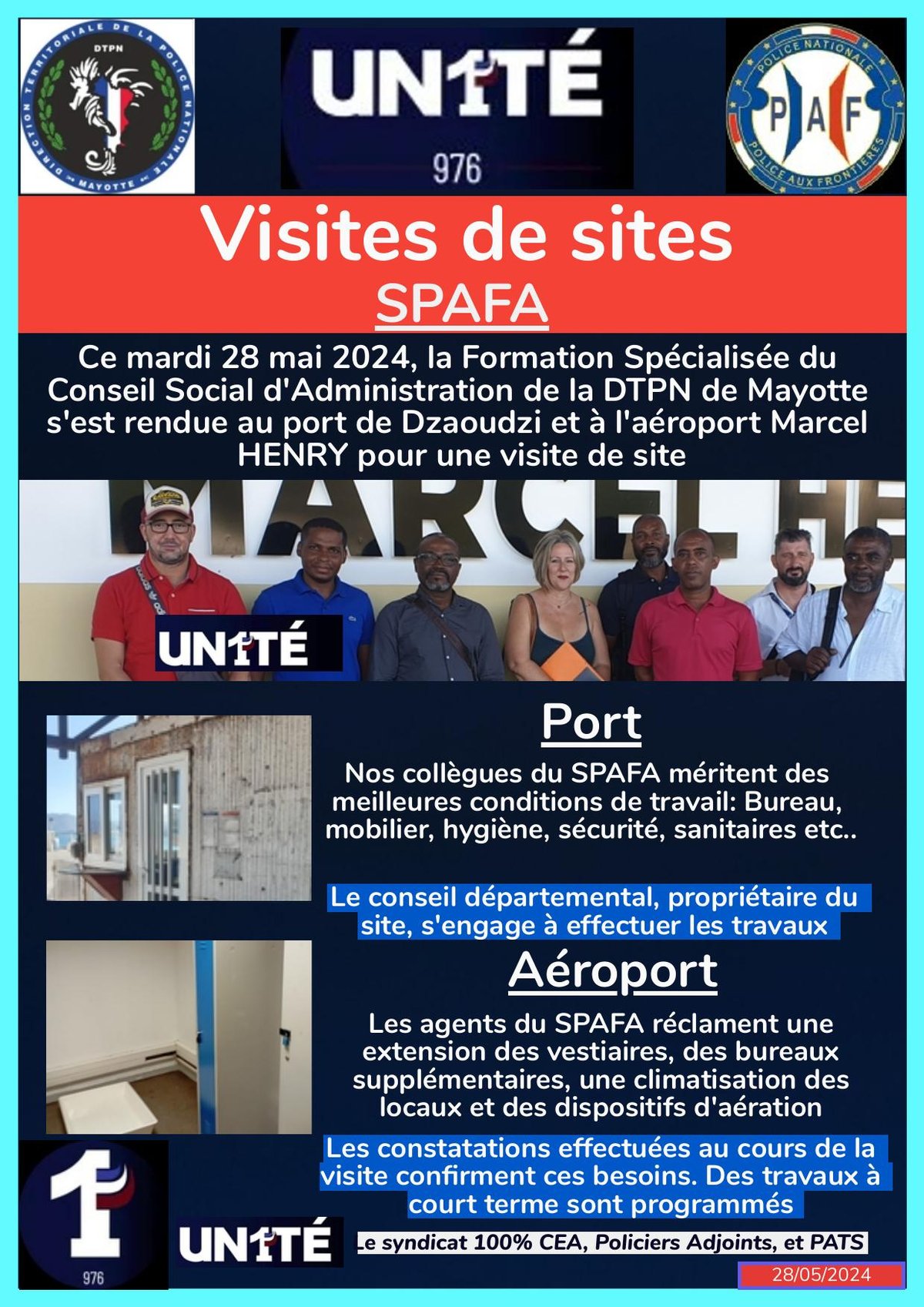 Visites de sites SPAFA