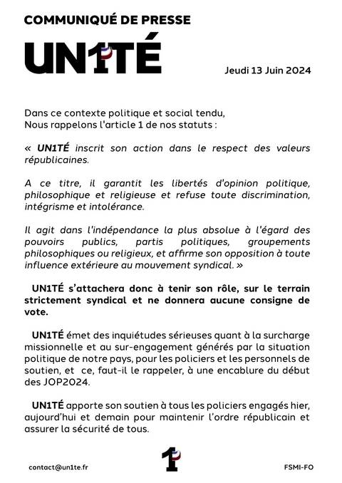 Aperçu — Aucune consigne de vote