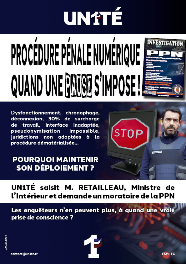 PROCÉDURE PÉNALE NUMÉRIQUE
