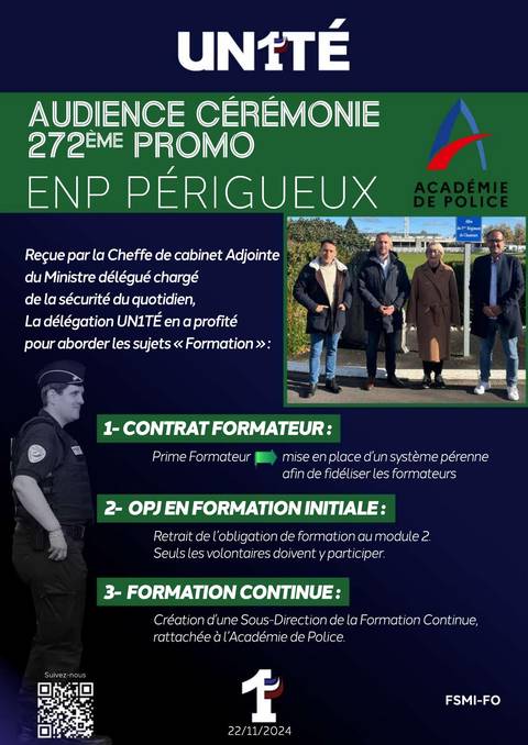 Aperçu — Audience cérémonie 272ème promo ENP PÉRIGUEUX