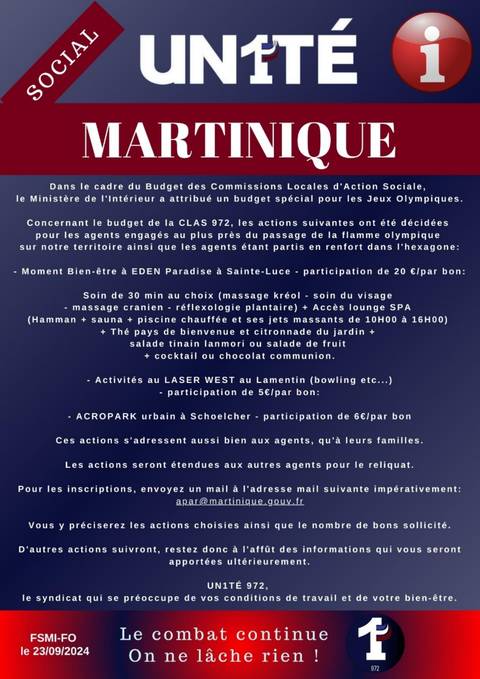Aperçu — Social - Martinique
