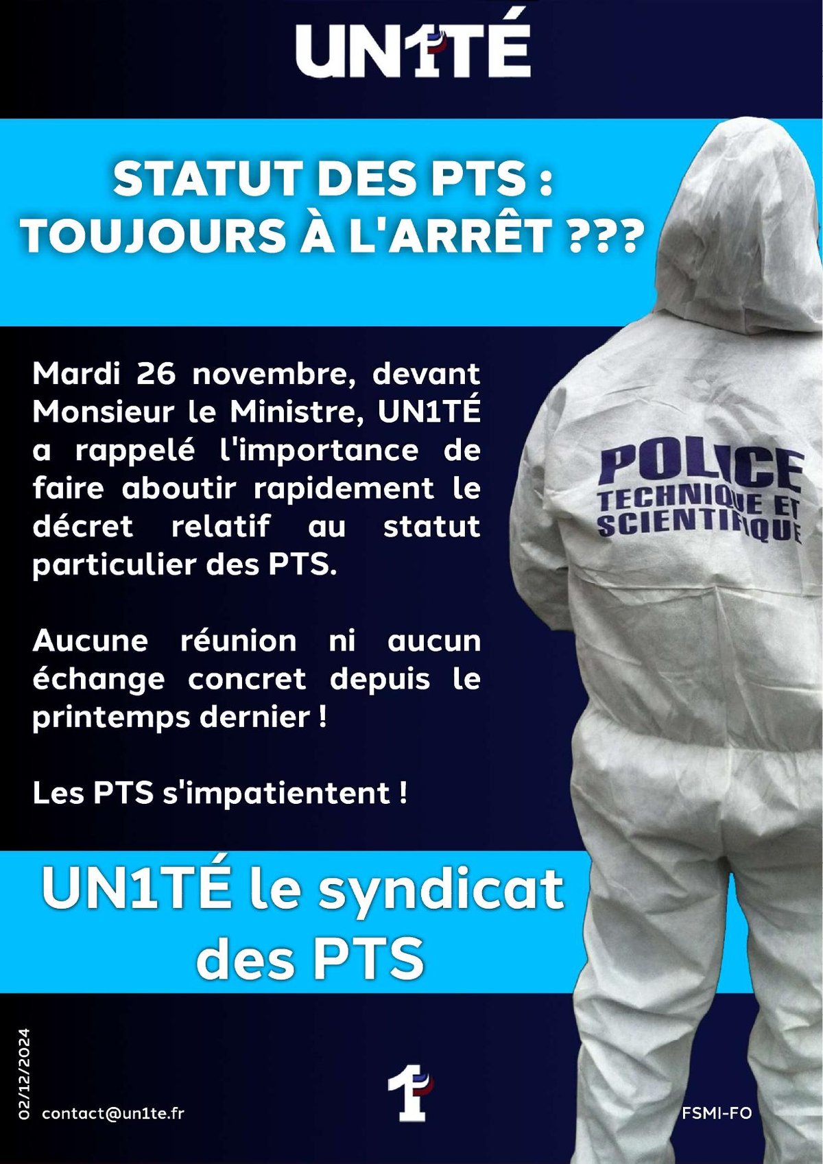 Statut des PTS : toujours à l'arrêt ???