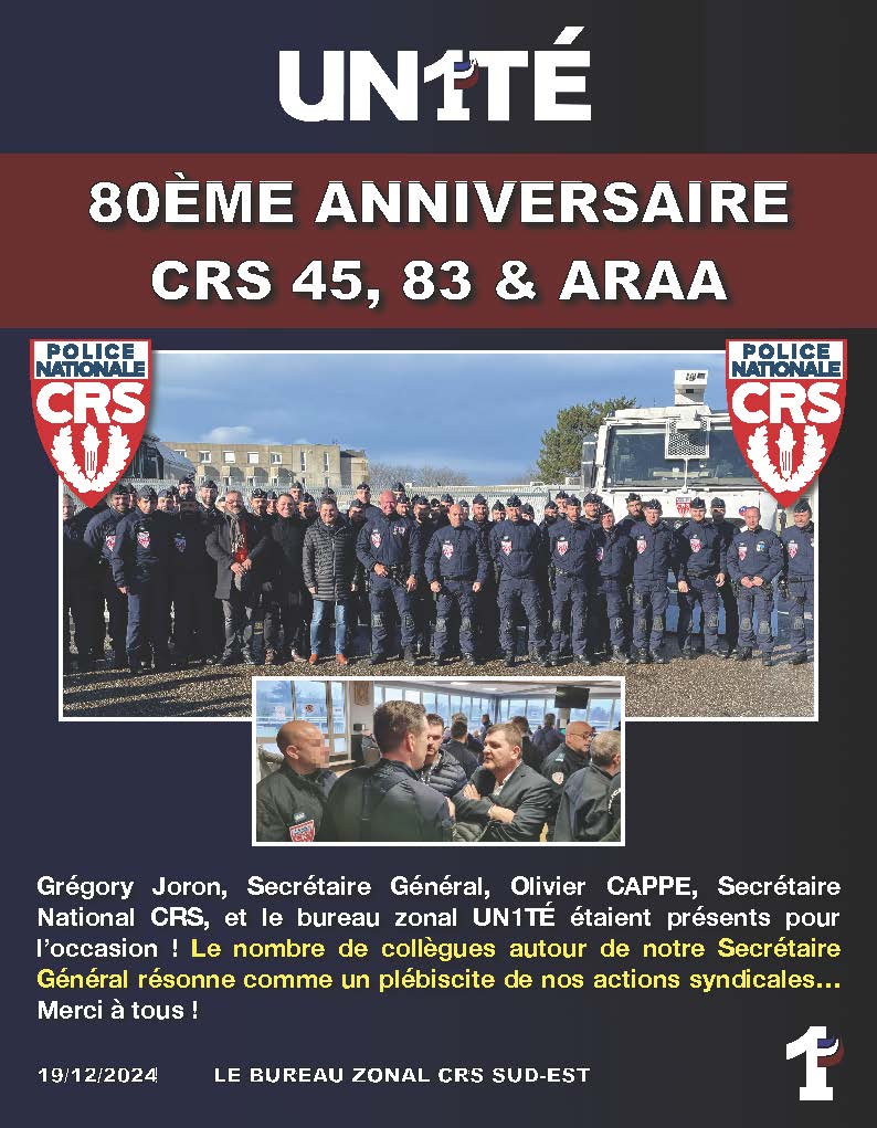 80 ans des CRS