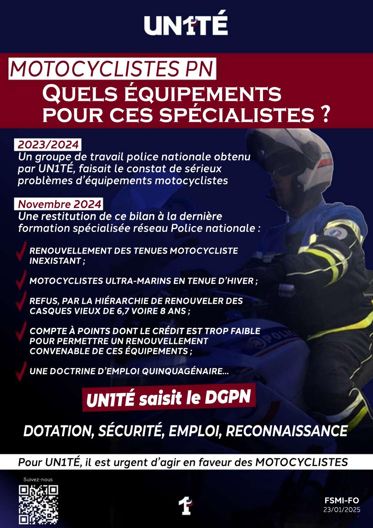 Motocyclistes PN - Quels équipements pour ces spécialistes ?