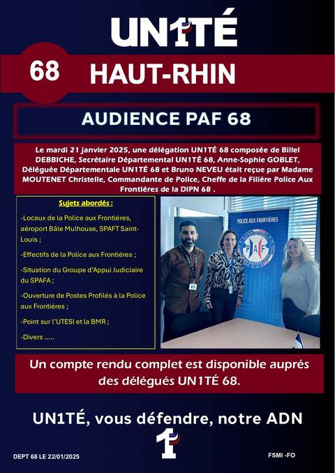 Aperçu — Audience PAF 68