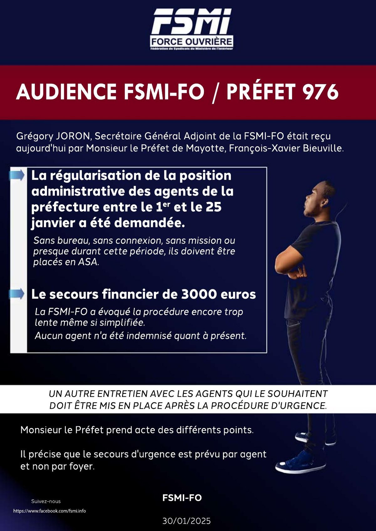 Audience FSMI-FO / Préfet 976