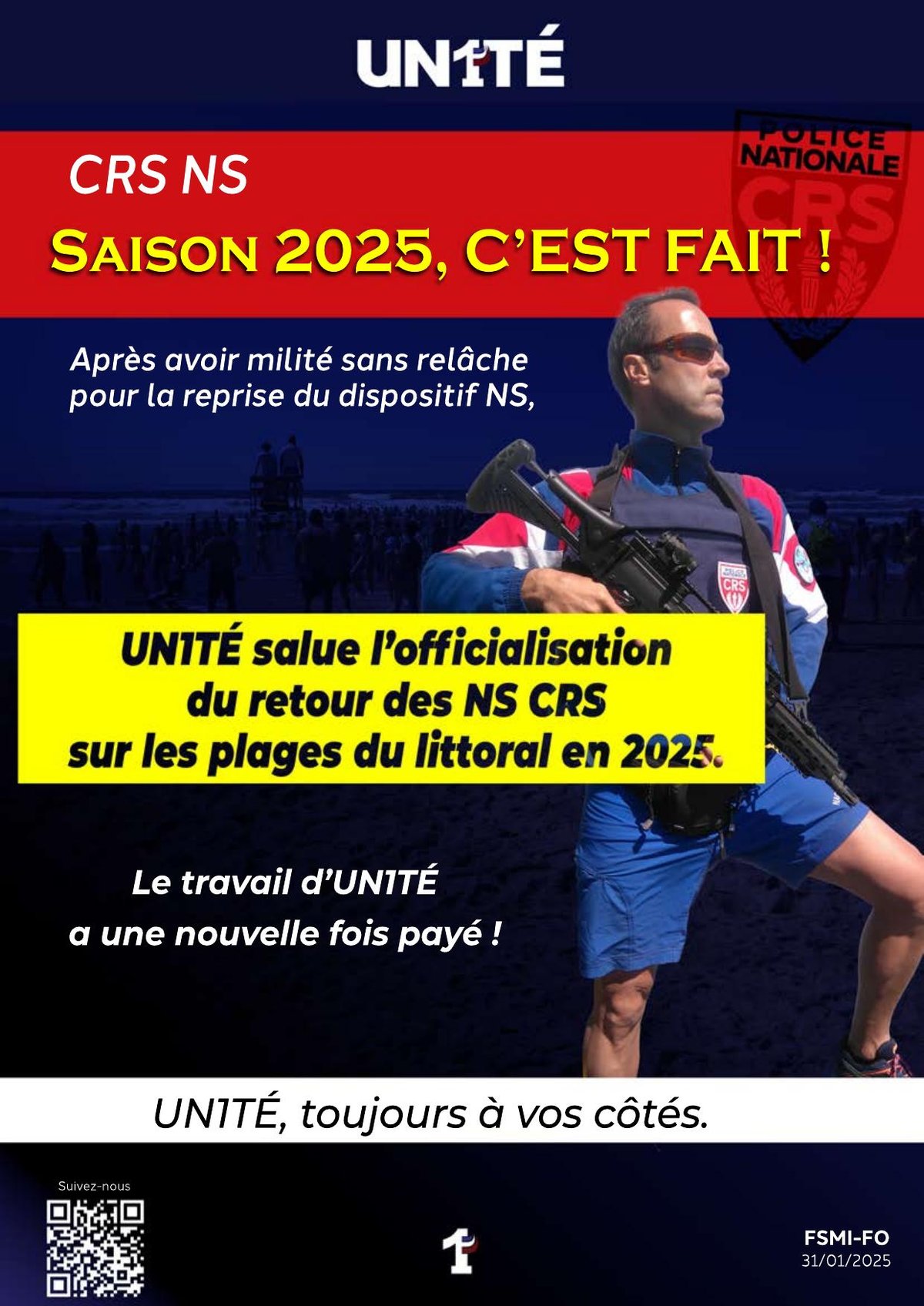 CRS NS, Saison 2025, C'EST FAIT !