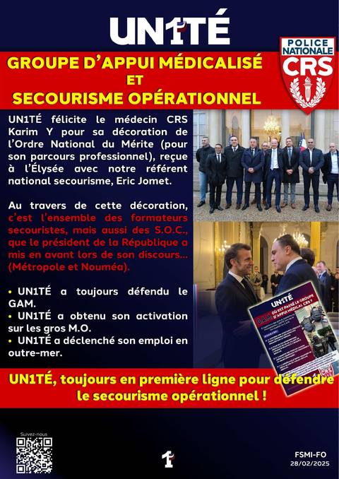 Aperçu — Groupe d’appui médicalisé et secourisme opérationnel