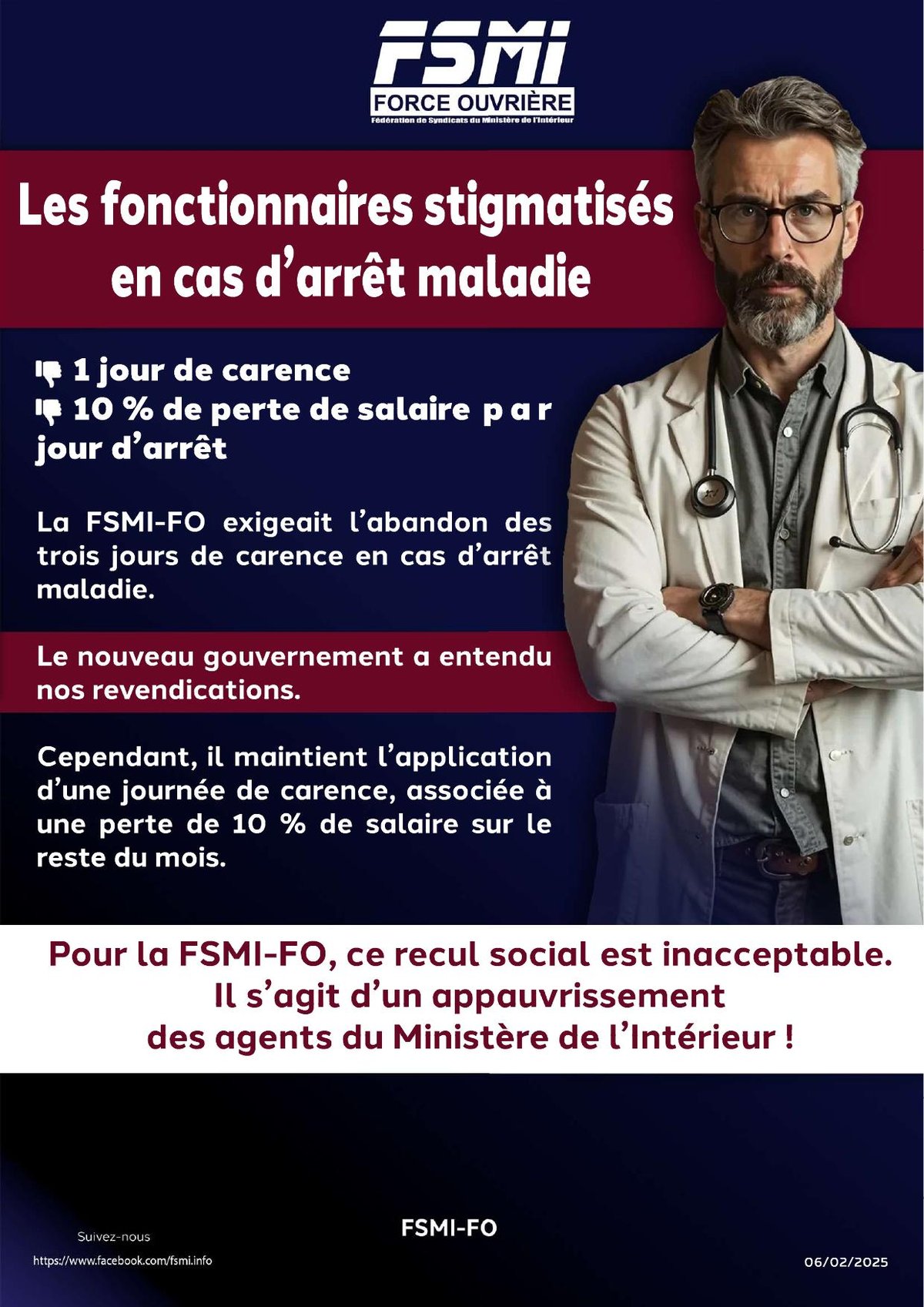 Les fonctionnaires stigmatisés en cas d’arrêt maladie
