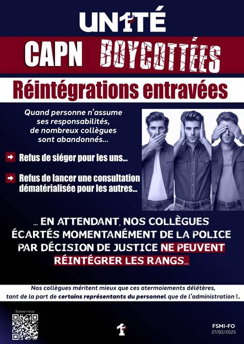 Aperçu — CAPN BOYCOTTÉES - Réintégrations entravées
