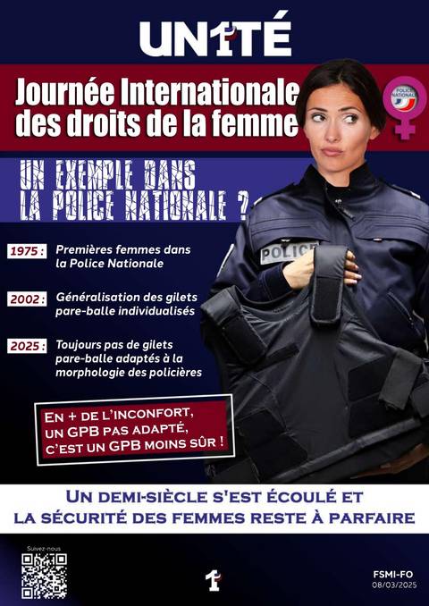 Aperçu — Journée Internationale des droits de la femme - Un exemple dans la Police nationale ?