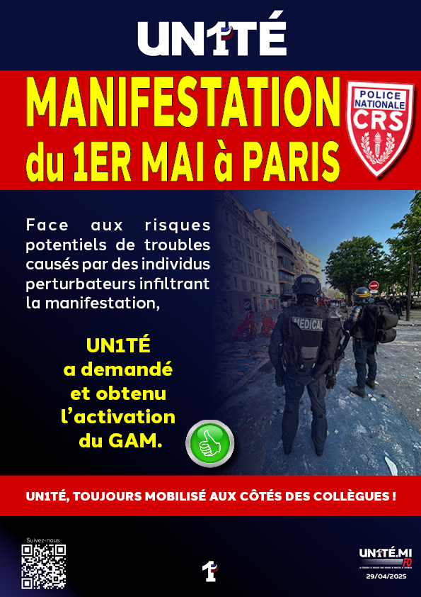 Manifestation du 1er mai à Paris