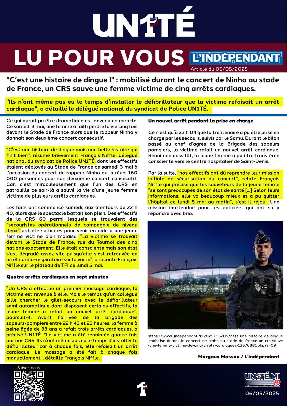 LU POUR VOUS !!!