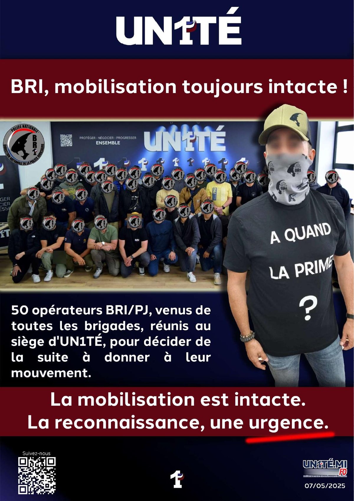 BRI, mobilisation toujours intacte !