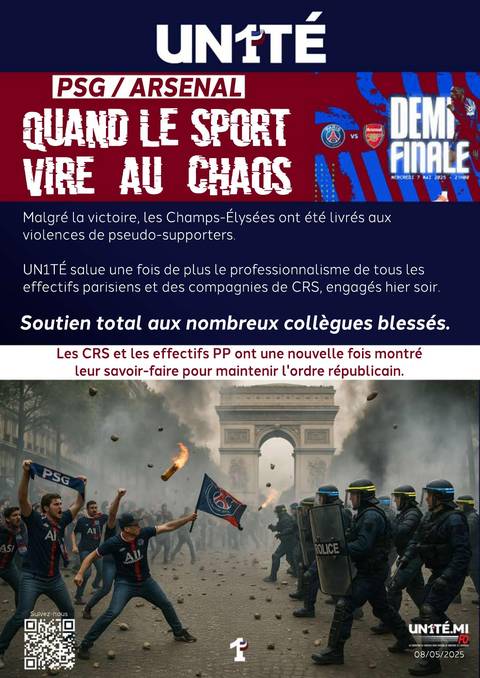 Aperçu — PSG / ARSENAL - quand le sport vire au chaos…