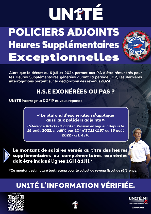 Heures supplémentaires exceptionnelles