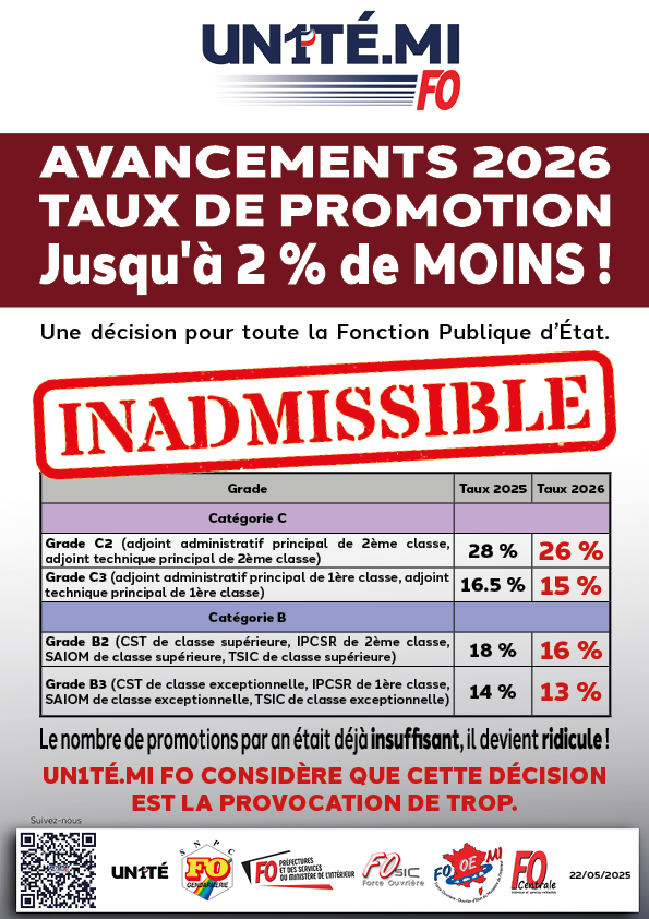 AVANCEMENTS 2026