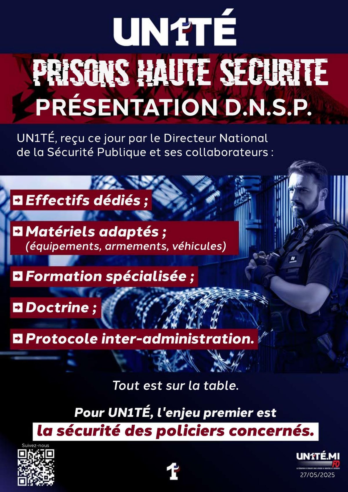 Prisons haute sécurité - présentation D.N.S.P.