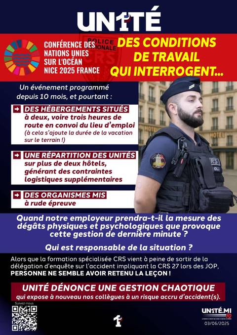 Aperçu — UNOC : Des conditions de travail qui interrogent...