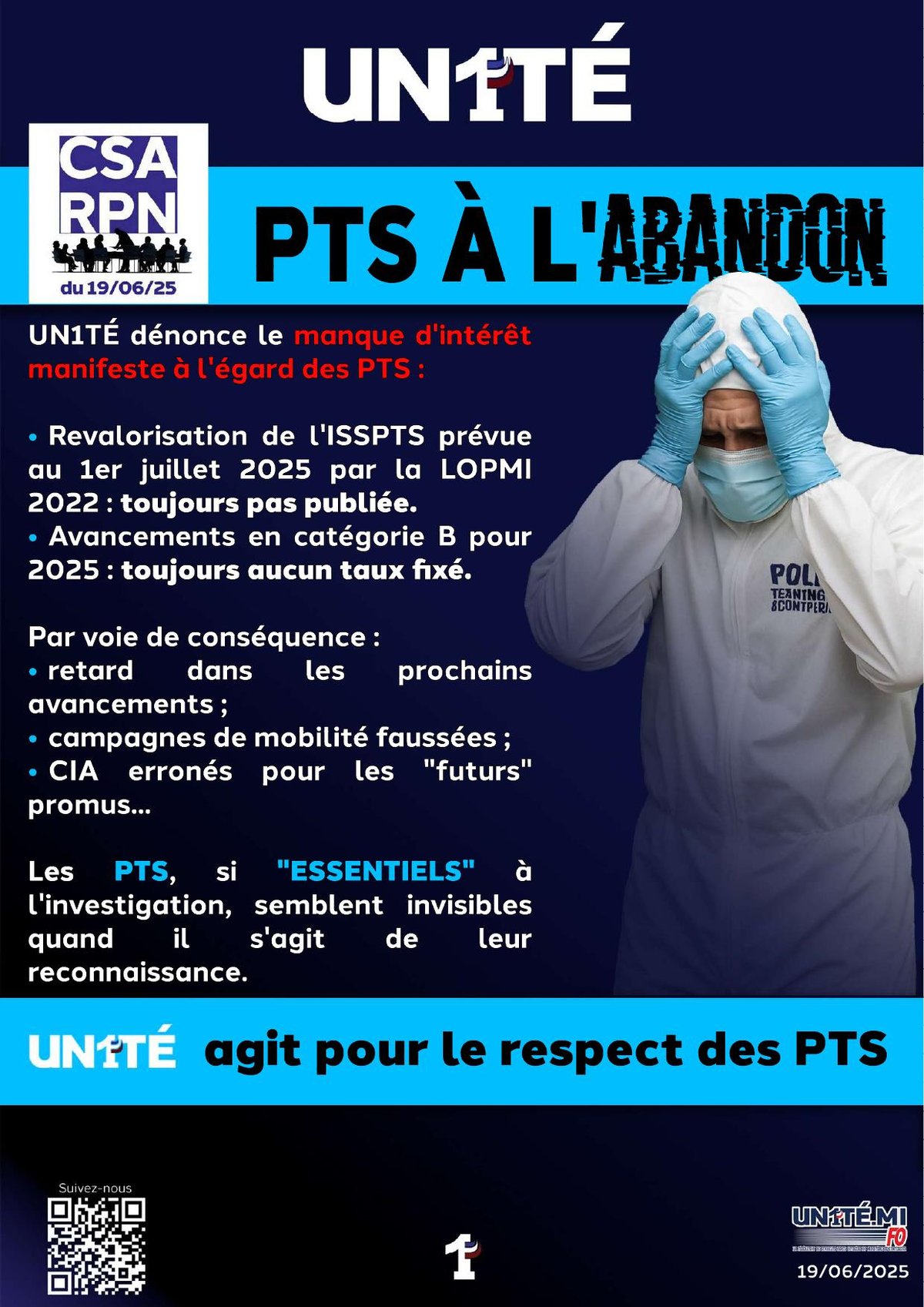 PTS à l'abandon