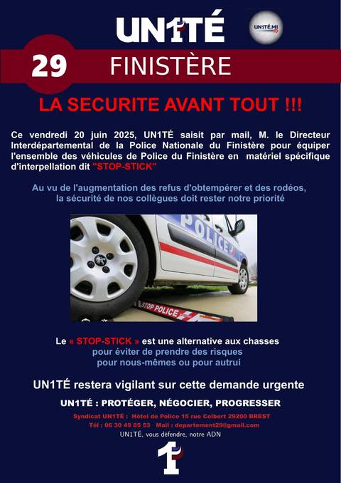 Aperçu — Finistère : La sécurité avant tout !