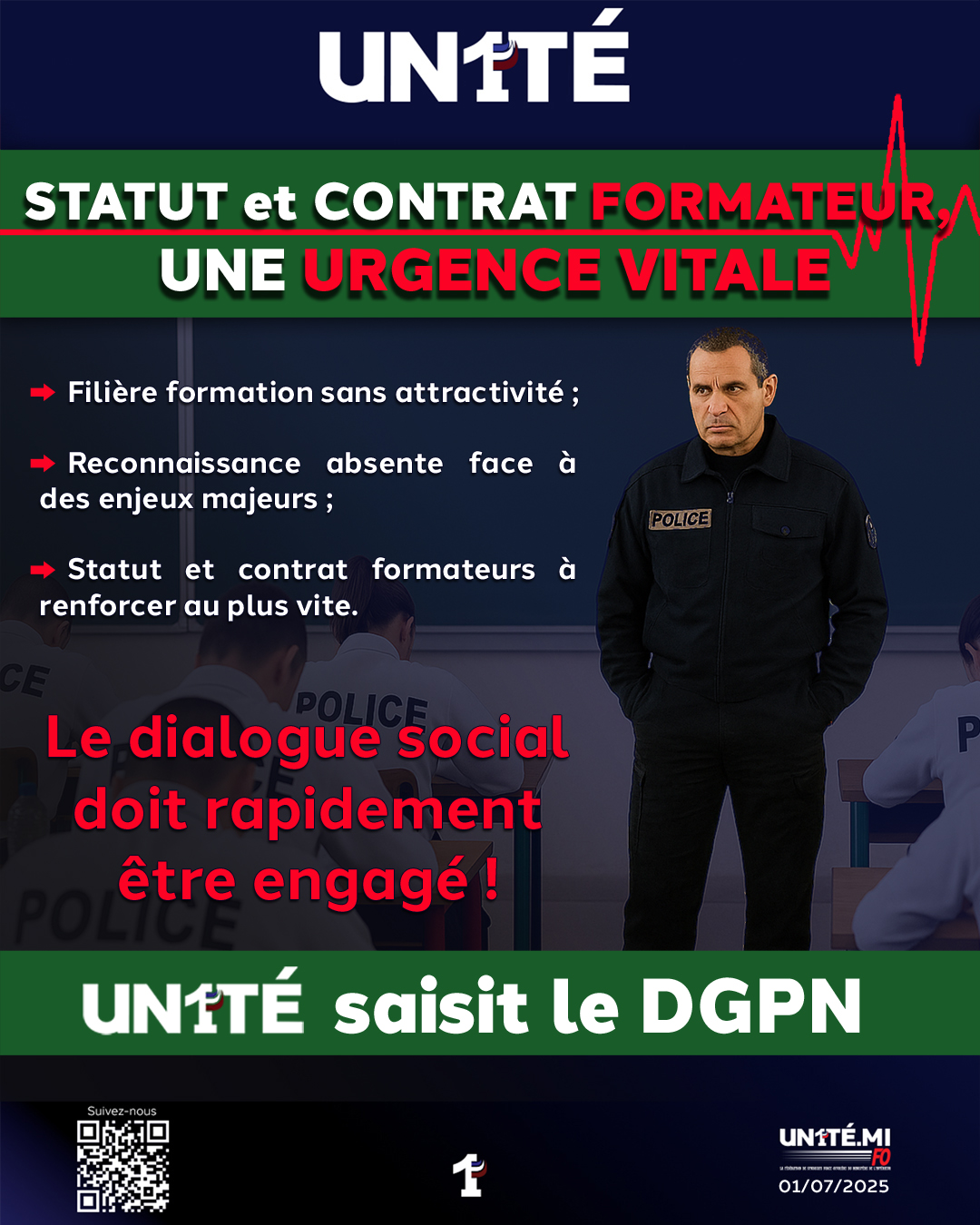 Statut et contrat formateur, une urgence vitale