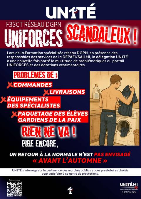 Aperçu — Uniforces : Scandaleux !
