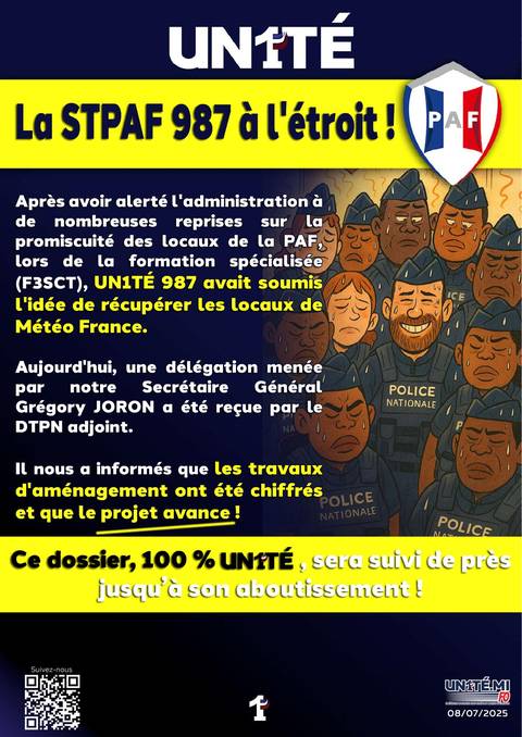 Aperçu — La STPAF 987 à l'étroit !