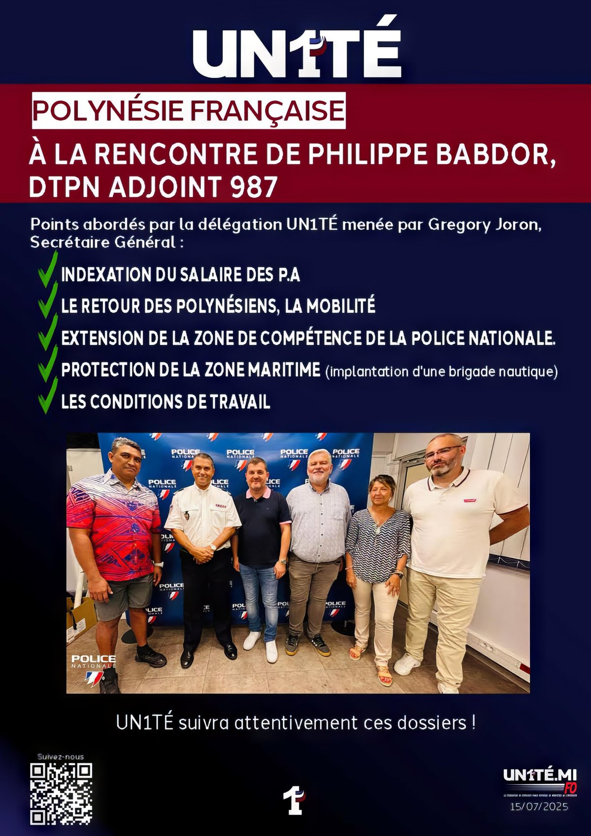 À la rencontre de Philippe Babdor, DTPN adjoint 987