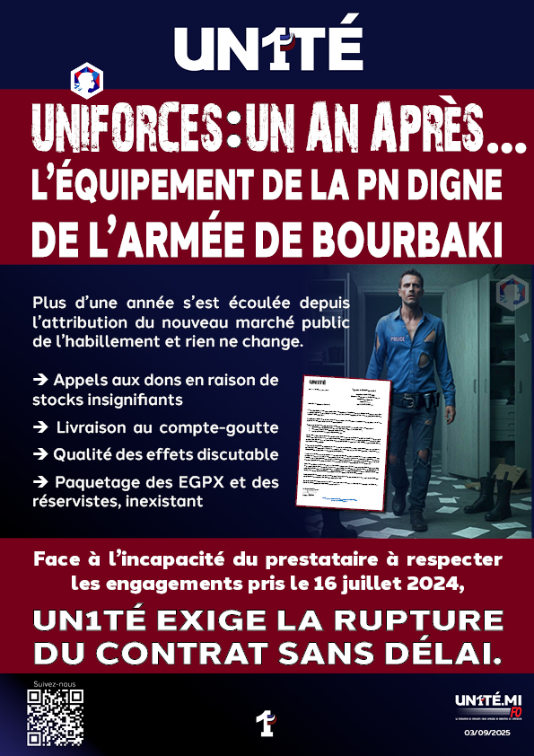 UNIFORCES, UN AN APRÈS…