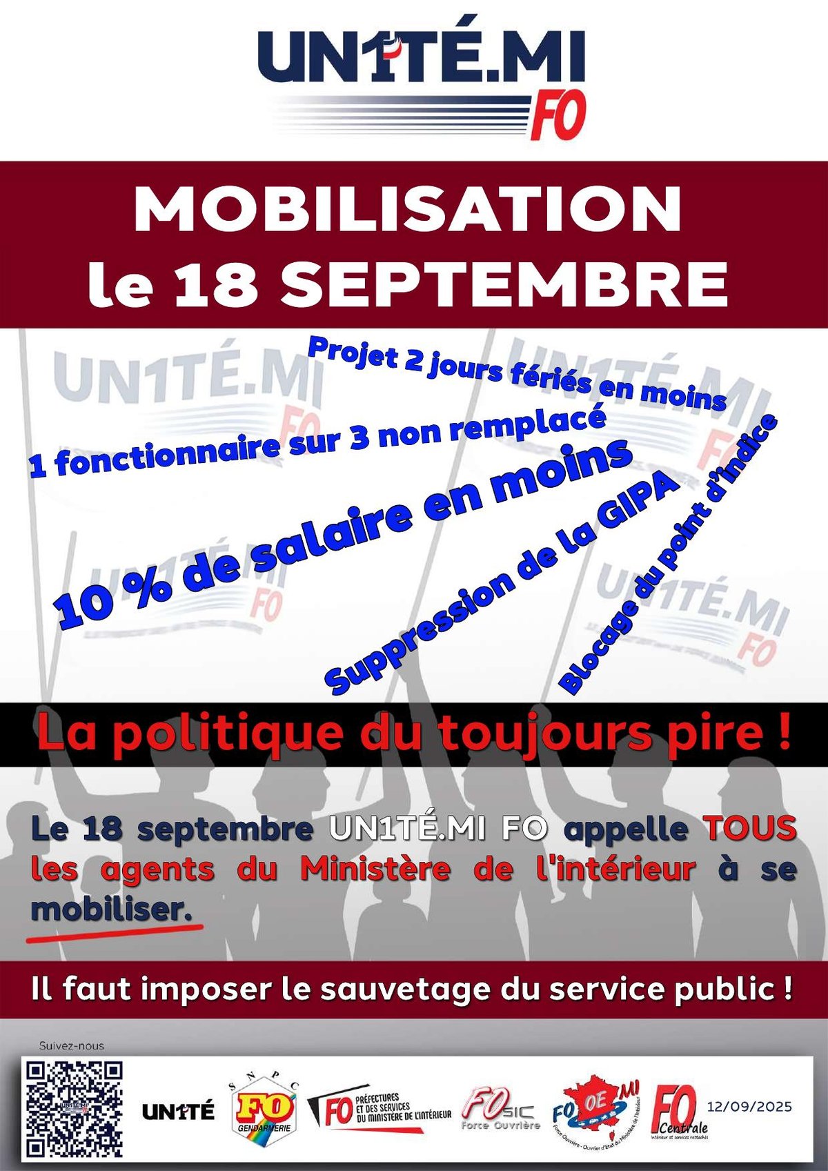 Mobilisation le 18 septembre