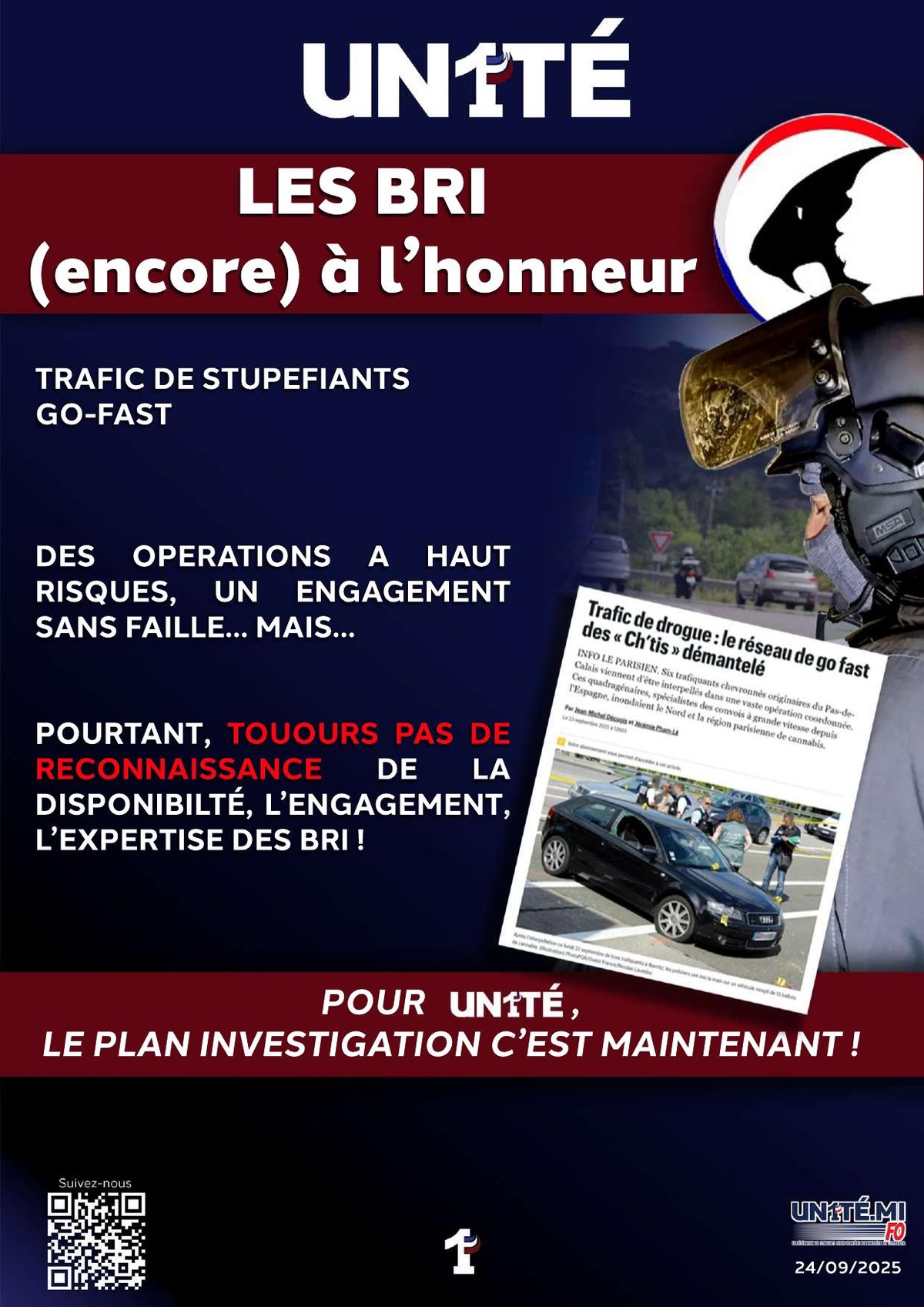 Les BRI (encore) à l’honneur