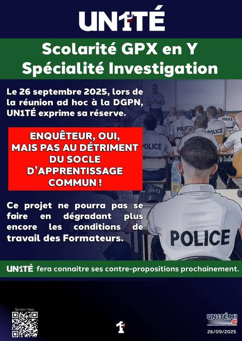 Aperçu — Scolarité GPX en Y - Spécialité Investigation