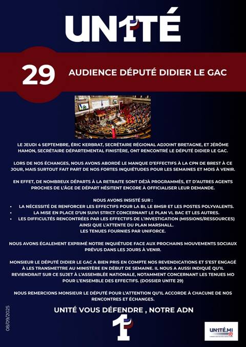 Aperçu — Audience député Didier Le Gac