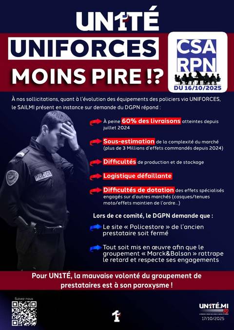 Aperçu — CSA RPN - Uniforces : Moins pire !?