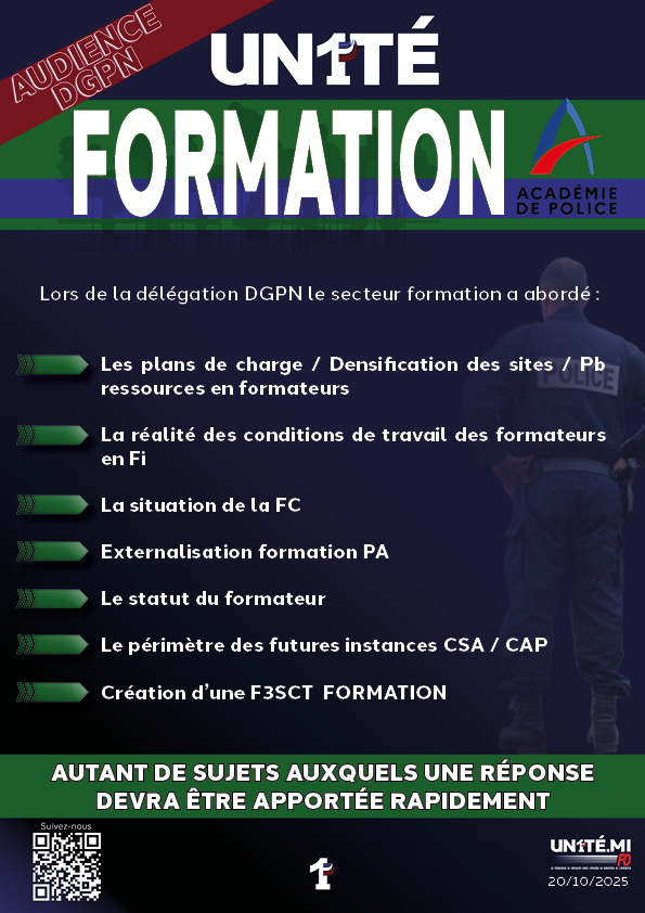 AUDIENCE DGPN FORMATION