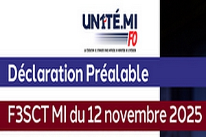 Déclaration préalable F3SCT MI du 12 novembre 2025