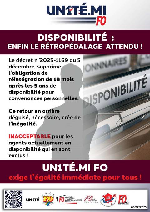 Aperçu — Disponibilité : enfin le rétropédalage attendu !