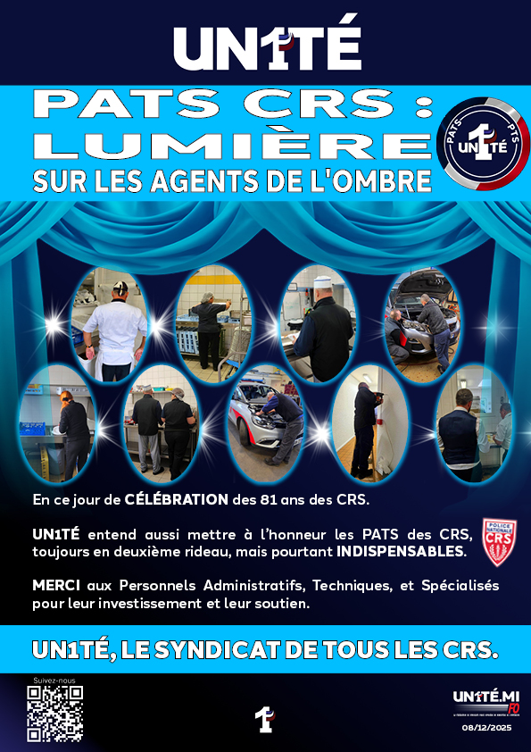 PATS CRS : LUMIÈRE SUR LES AGENTS DE L'OMBRE