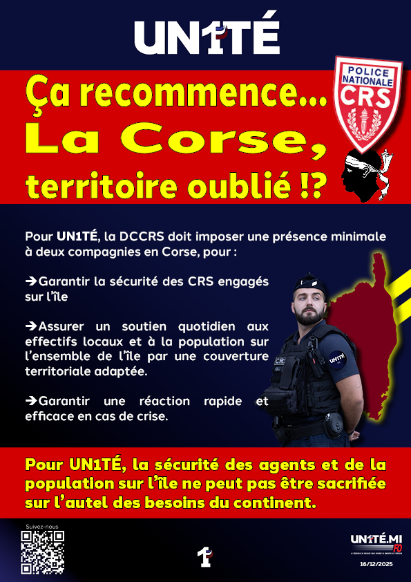 Ça recommence…La Corse, territoire oublié !?