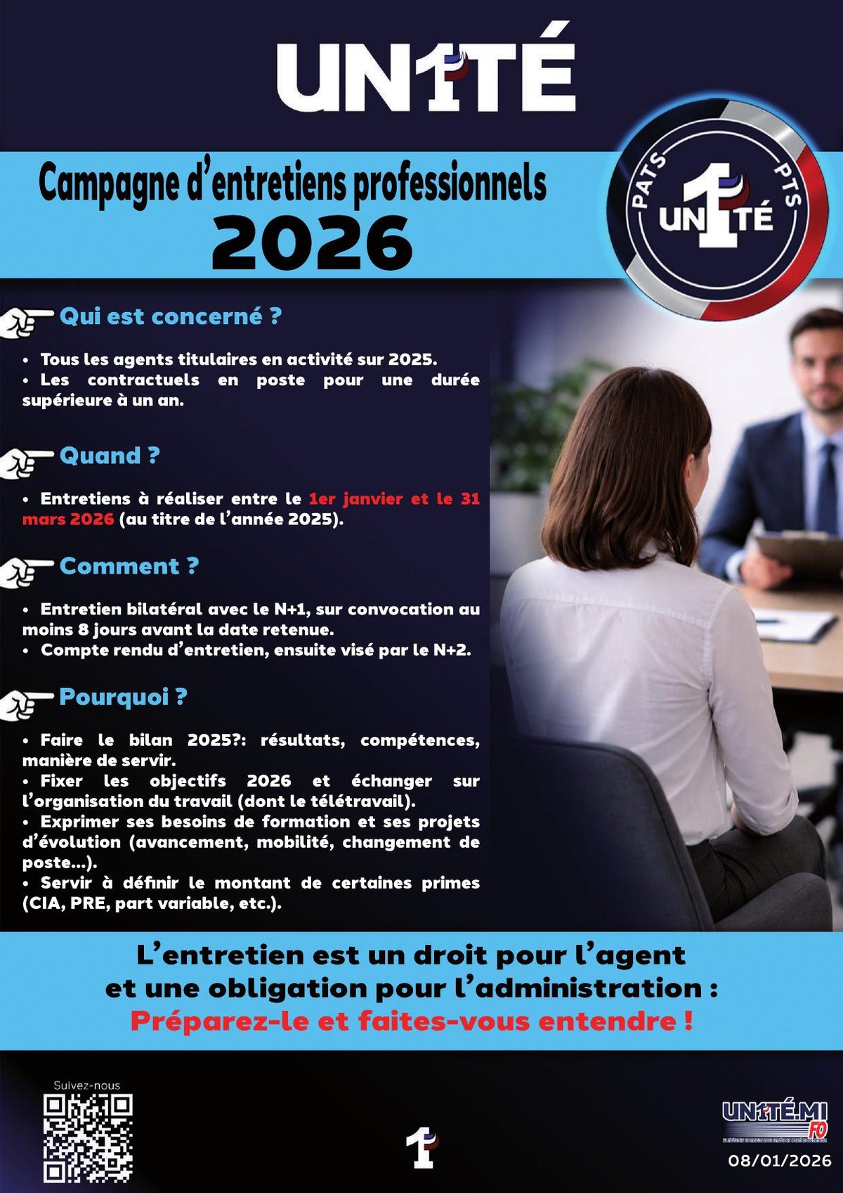Campagne d’entretiens professionnels 2026