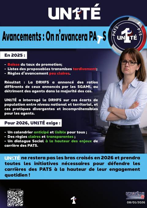 Aperçu — Avancements : On n’avancera PA(T)S