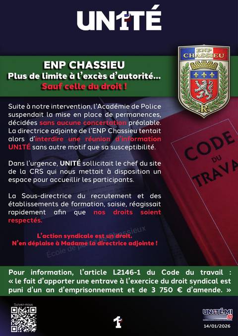 Aperçu — ENP CHASSIEU. Plus de limite à l’excès d’autorité…Sauf celle du droit !