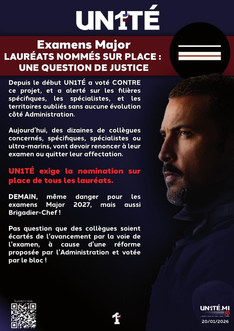 Examens Major LAURÉATS NOMMÉS SUR PLACE : UNE QUESTION DE JUSTICE