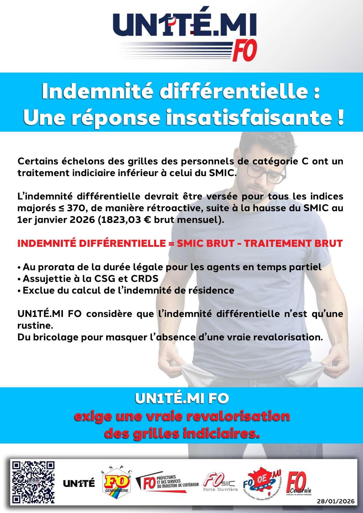Indemnité différentielle :  Une réponse insatisfaisante !
